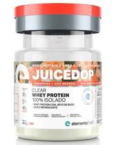 Juicedop Clear Whey Protein Isolado 450g Elemento Puro Sabor Tangerina Com Chá Branco