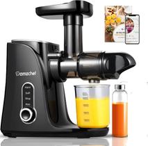 Juicer AMZCHEF Slow Cold Press, garrafa de 500 ml de 2 velocidades