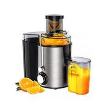 Juicer Centrífugas Elétricas Para Suco De Frutas E Legumes 800W Inox