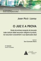 Juiz e a prova, o - LIVRARIA DO ADVOGADO