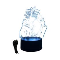 Jujutsu Kaisen 3D Anime LED Night Lamp RGB Satoru Gojo Action Figure Crianças Quarto Decoração De