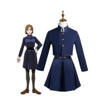 Jujutsu Kaisen Anime jogo Uniforme, Kugisaki Nobara Cosplay Fantasia, Japonesa, Jogo
