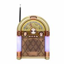 Jukebox Rádio Clássico Retrô LED AM/FM Pen Drive Bluetooth - ELETRO