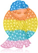 Jumbo Big Huge Extra Large Mega Pop Gift Sensory its Bubble Push It Fidget Toy, Gigante Maior Extra Oversized Popper Ansiedade Presentes para Alívio do Estresse