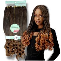 Jumbo Boho Curl Fibra Premium Cabelo Boho Curl Jumbo para tranças 400g - Cherey Gypsy Box raids Crochet Braids T1B/30