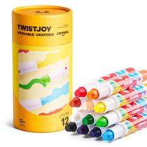 Jumbo Crayons Jar Melo TwistJoy 12 cores para crianças