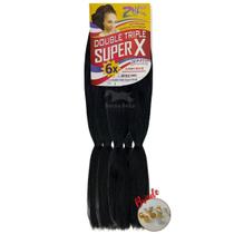 Jumbo Super X Pacote 400 Gramas Para Tranças Box Braids Penteados Boxeadora Nagô Zhang Hair Fibras Sintéticas