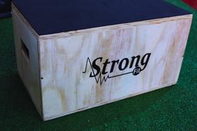 Jump Box 12 CROSS (33,5cm x 57cm x33cm)(caixote de Salto) - Strongfit