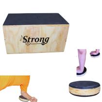 Jump Box 12 Cross (33,5Cm X 57Cm X33Cm + Disco Yoga Pilates