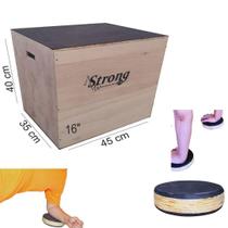 Jump Box 16' + Disco Yoga Pilates - Strongfit