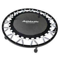 Jump Profissional Athletic Mini Cama Elástica 150kg 30 Molas reforçadas Para Treino Intenso em Casa/Academia