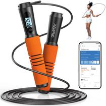 Jump Rope RENPHO com Counter Fitness Skipping Rope Orange Jump Rope RENPHO com Counter Fitness Skipping Rope Orange