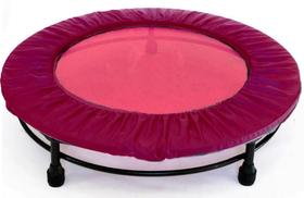 Jump Rosa Profissional Mini Cama Elástica + Capa Rosa Jump Rosa Profissional Mini Cama Elástica + Capa Rosa
