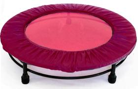 Jump Rosa Profissional Mini Cama Elástica + Capa Rosa