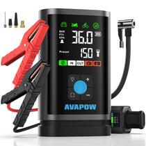Jump Starter AVAPOW JP3 3000A com compressor de ar 150 PSI