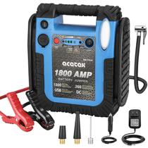 Jump Starter Compressor de Ar Acetek - 1800A, 20000mAh, 12V