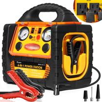 Jump Starter FlyAuto 6 em 1 1800A 12V com compressor de ar 260PSI