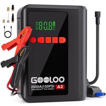 Jump Starter GOOLOO A2 2500A com compressor de ar 150 PSI