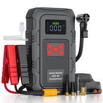 Jump Starter HPBS 6000A com Compressor de Ar 150 PSI e Tela LCD 12V Jump Starter HPBS 6000A com Compressor de Ar 150 PSI e Tela LCD 12V