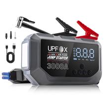 Jump Starter UPFOX 3000A com compressor de ar de 12V e display LED