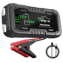 Jump Starter Vehpow S903 2000A 12V 20000mAh com Luz LED