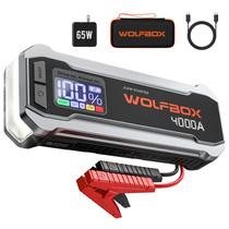 Jump Starter WOLFBOX 4000A 24000mAh com carregador rápido de 65W Jump Starter WOLFBOX 4000A 24000mAh com carregador rápido de 65W