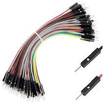Jumper Wires Hellotronics Breadboard 22AWG macho para macho, 15 cm, pacote com 120
