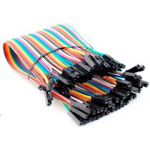 Jumpers Fêmea x Fêmea De 20cm Para Arduino Ou Pic 40 Unidade