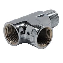 Junção Bucha T 1/2 X 1/2 E 3/4 Metal Purificador Bebedouro