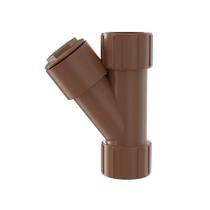 Junção Com Filtro Y Conexão Soldável Pvc Marrom 25Mm Estrela