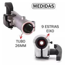 Junção Conector Para Roçadeira 26 mm 9T (PARA UNIAO DOS CABOS)