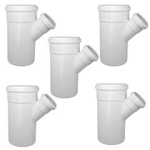 Junção de Esgoto Redução 100x75mm Encanamento 5Und Junção de Esgoto Redução 100x75mm Encanamento 5Und