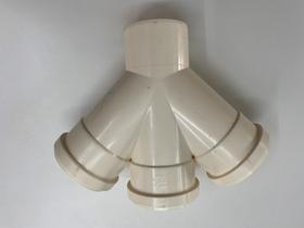 Junção dupla esgoto 75x75x75 akros