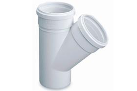 Junção Esgosto Simples 50x50mm com 4pçs Junção Esgosto Simples 50x50mm com 4pçs
