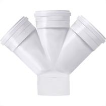 Juncao Esgoto Krona Dupla 75X 75Mm 708 - Kit C/8