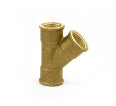 Junção Latão Bronze Ramo RF 1/2" RF 1/2"