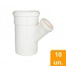 Junção Simples Esgoto Redução Plastilit 100x50mm - Embalagem com 10 Unidades Junção Simples Esgoto Redução Plastilit 100x50mm - Embalagem com 10 Unidades