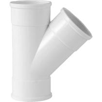 Junção Simples Para Esgoto Dn 40 626 Krona Pvc Branca Junção Simples Para Esgoto Dn 40 626 Krona Pvc Branca