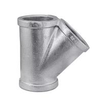 Junção Tee 45o Graus 11/2 Galvanizado F/f/f-bsp