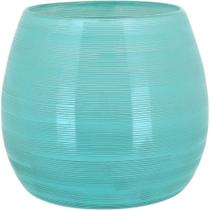 Juno Vaso 22X25X25Cm Vidro Verde Juno Vaso 22X25X25Cm Vidro Verde