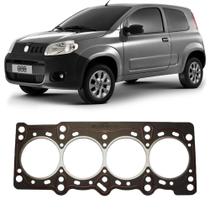 Junta Cabeçote Motor Uno 1.0 1.3 1.4 8v 2000 a 2018 Fibra Sabó