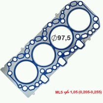 JUNTA CABECOTE para HILUX SW4 2005/2015 3.0 1KD (JUNTA METAL