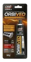Junta Cola Silicone Alta Temperatura Preto Motor E Câmbio