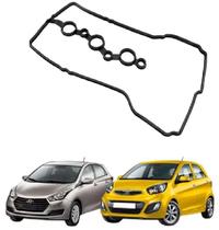 Junta da tampa de válvula, hyundai hb20, kia picanto 1.0 12v 3 cil kappa v3 2011 em diante gj30153