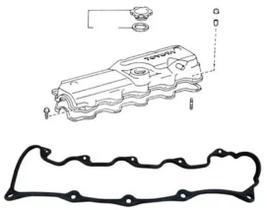 Junta da tampa de válvula, toyota hilux landcruiser 2.5 2.8 3.0 8v td, 1998 a 2004 gj30131