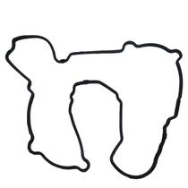 Junta Da Tampa De Valvulas - Lado Esquerdo (vai Na Tampa De Válvulas Da Frente, Onde Não Tem A Tampa De Óleo ) - ( Fusion 2009 A 2012 Duratec V6 3.0 G