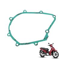 Junta da Tampa Lateral Esquerda Honda BIZ 125 ATÉ 2024 (valflex) Junta da Tampa Lateral Esquerda Honda BIZ 125 ATÉ 2024 (valflex)