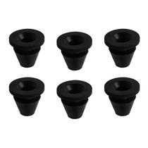 Junta de borracha com tampa lateral, ilhós para Harley Touring, 6 unidades Junta de borracha com tampa lateral, ilhós para Harley Touring, 6 unidades