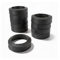 Junta de borracha HIGHCRAFT de 3 polegadas para caixa acoplada e bacia, pacote com 10