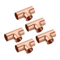 Junta de soldagem de 3 vias Copper Fitting Tee MECCANIXITY de 1/2 polegada